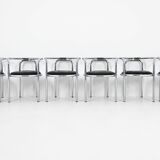 6 “Locus Solus” Chairs by Gae Aulenti for Poltronova, 1960s