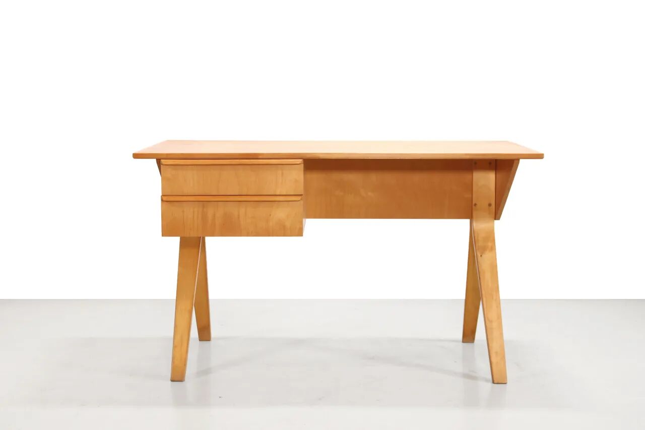 Birch EB02 desk by Cees Braakman for Pastoe