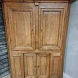 Antique cabinet door furniture panel oak 19th century 140x193cm