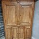 Antique cabinet door furniture panel oak 19th century 140x193cm