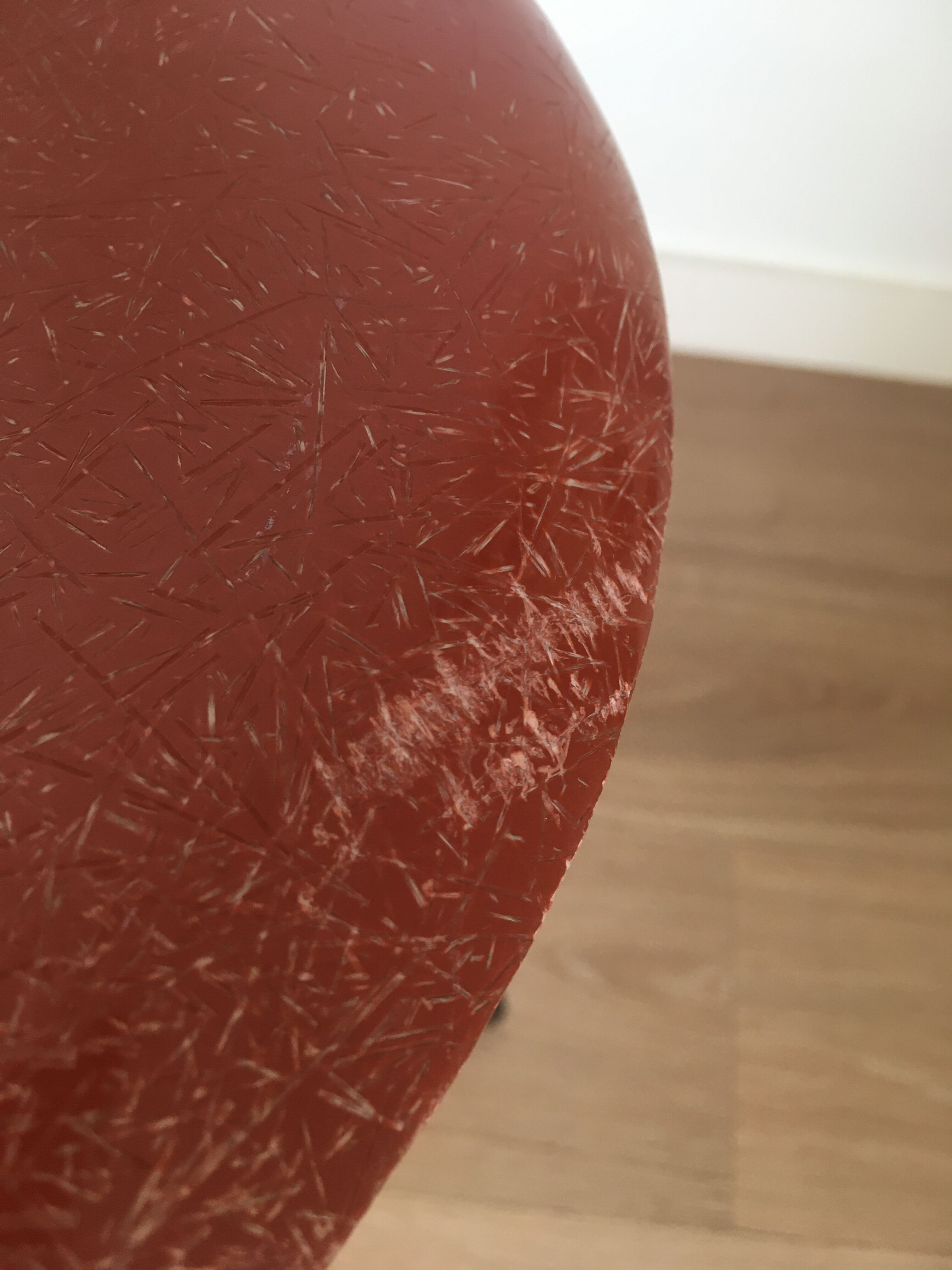 Herman Miller "DSX" chair in fiberglass, Charles & Ray Eames