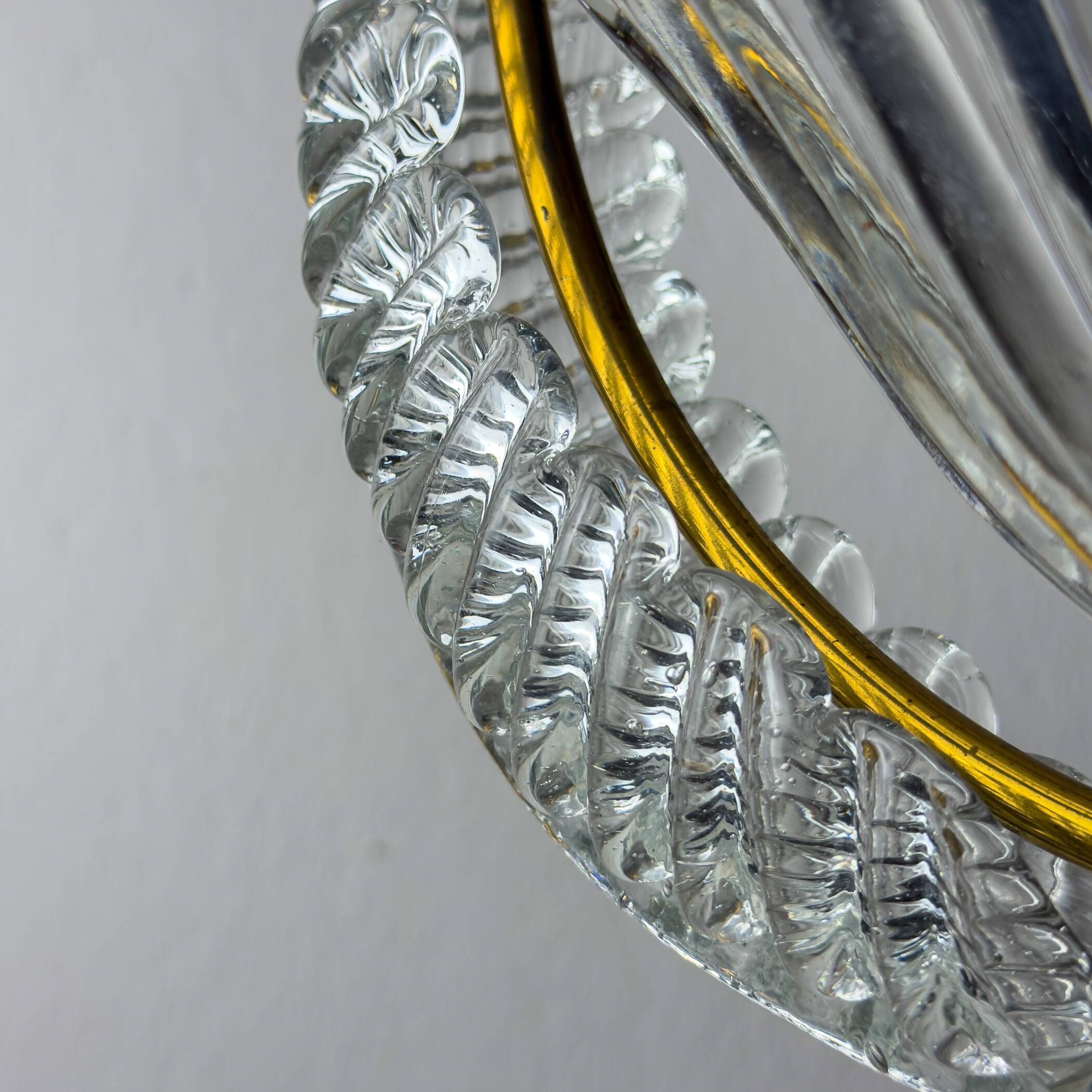 1930s Vintage Murano chandelier by Barovier & Toso, Italy