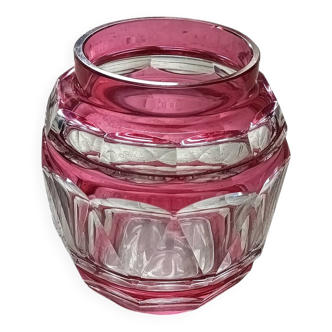 Art Deco vase, pink