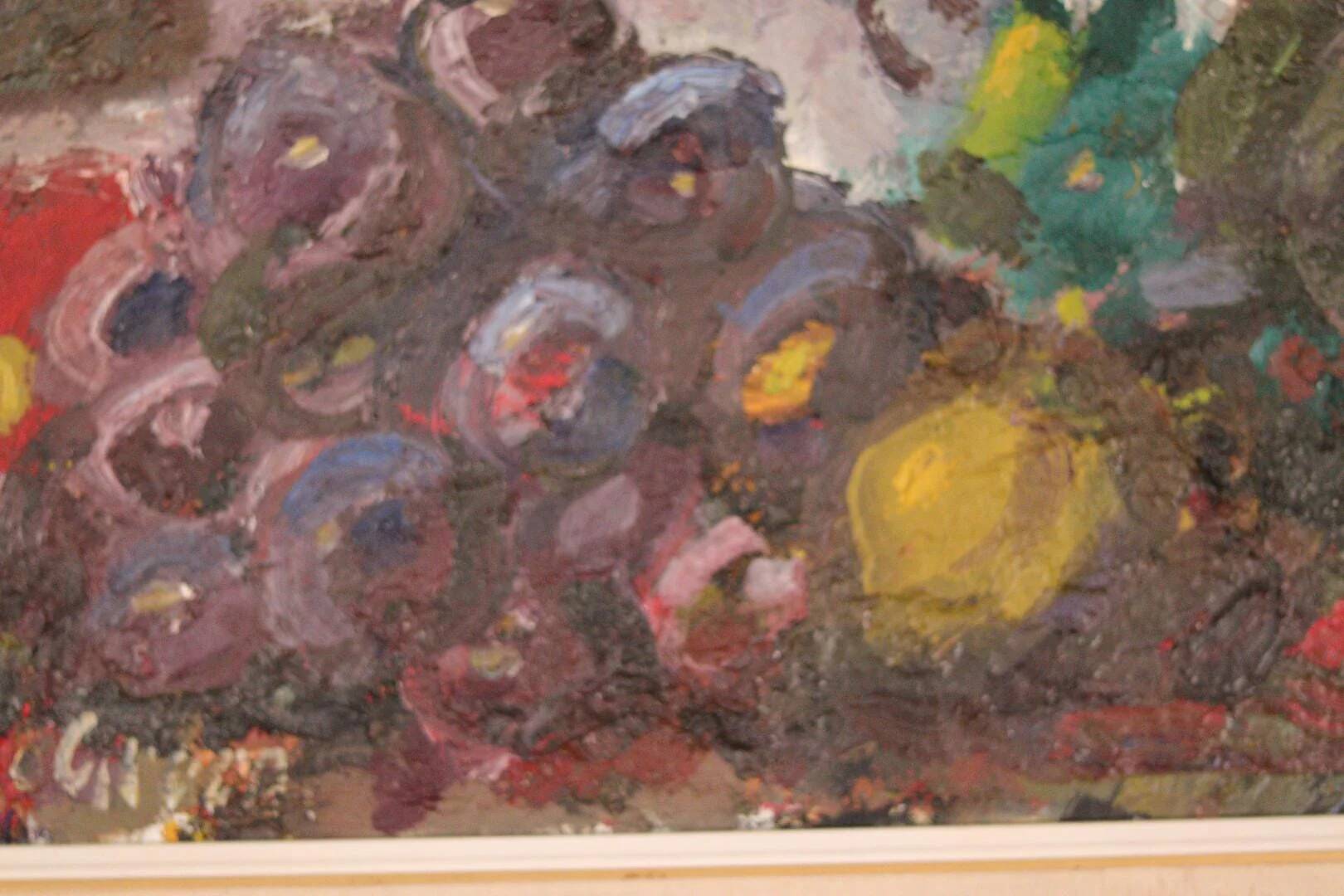 Nature morte : raisins par Kulo Green