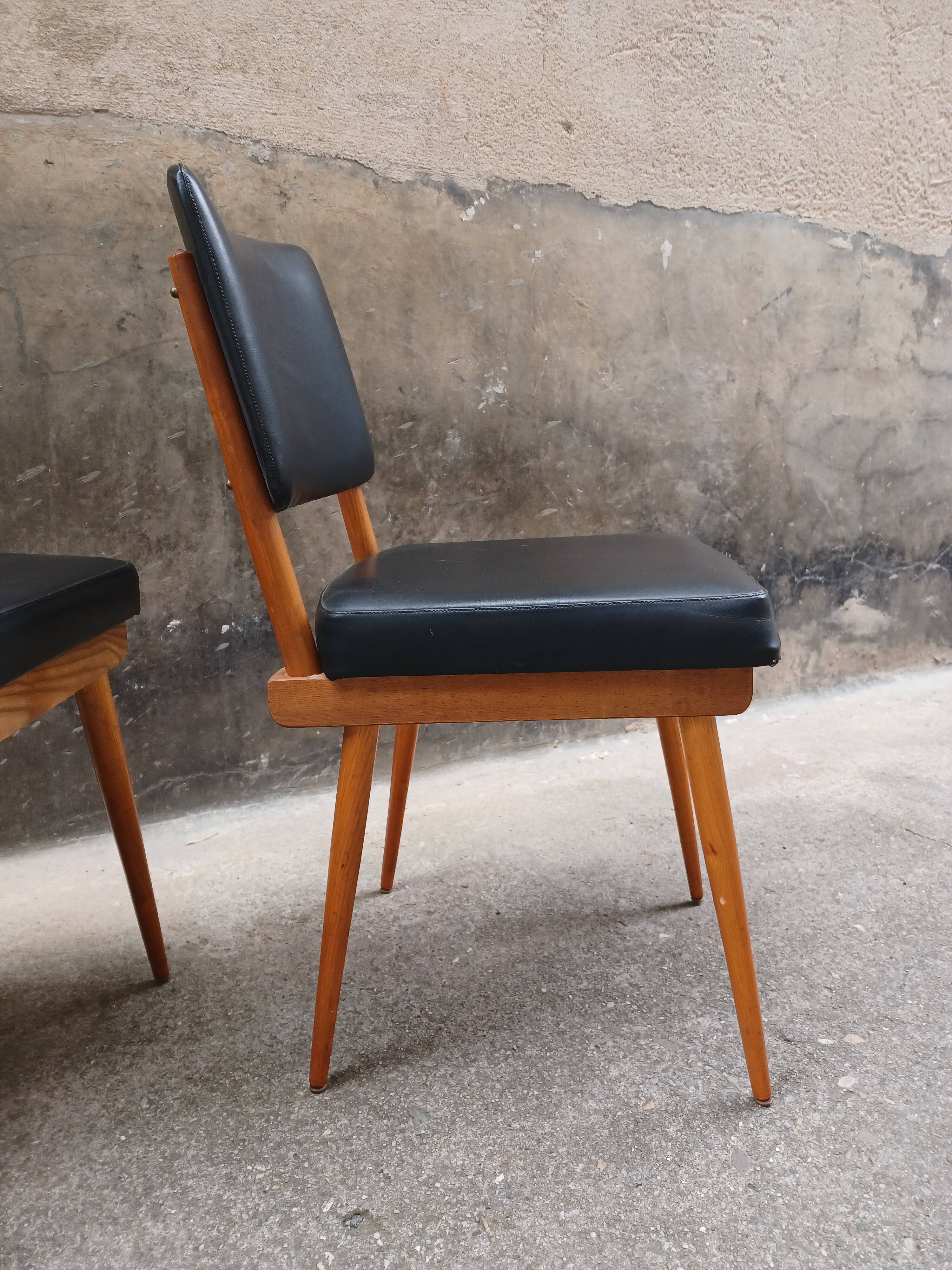 Set of 4 chairs 1960