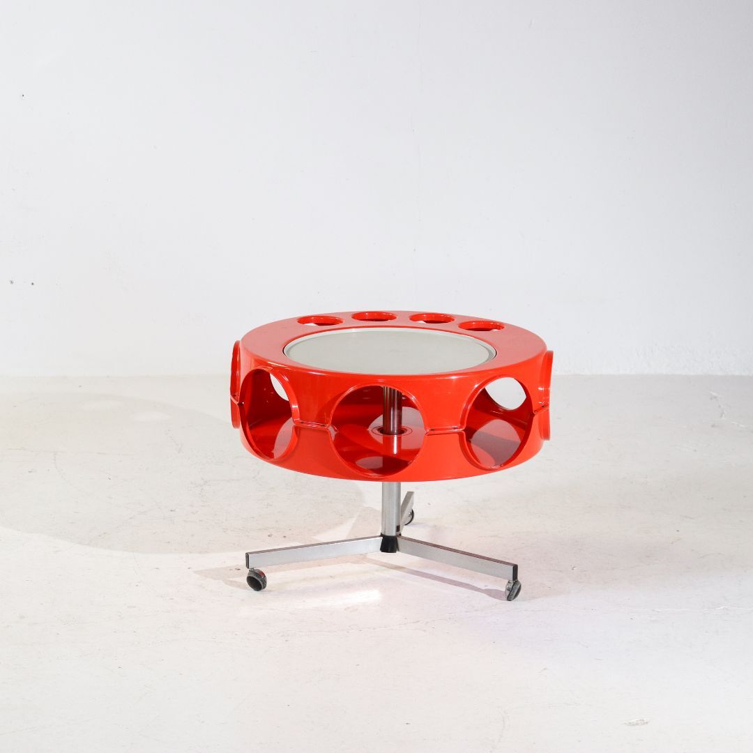 Space Age Curver Rotobar trolley