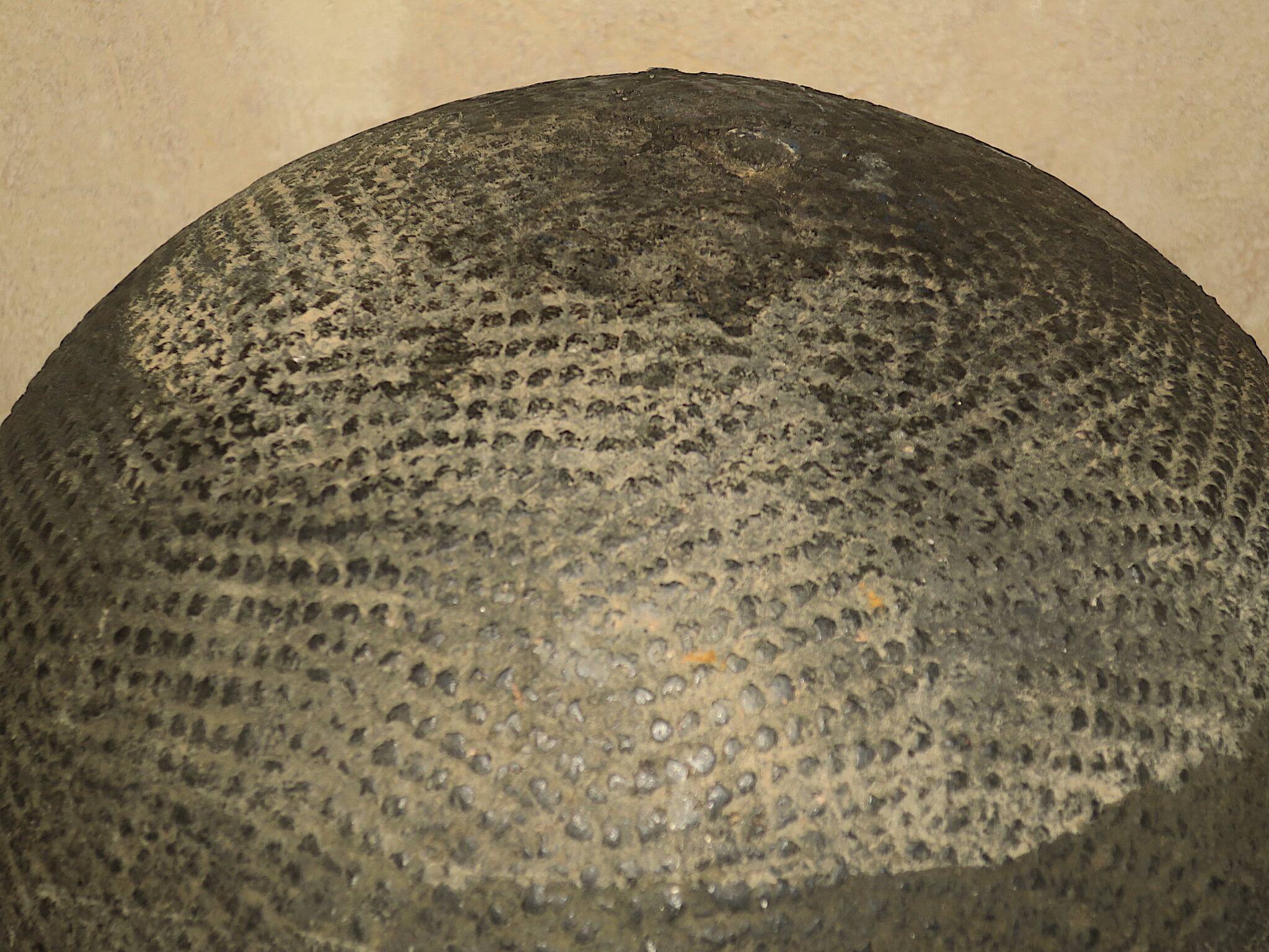 African earthenware storage pot, Senegal 19th century