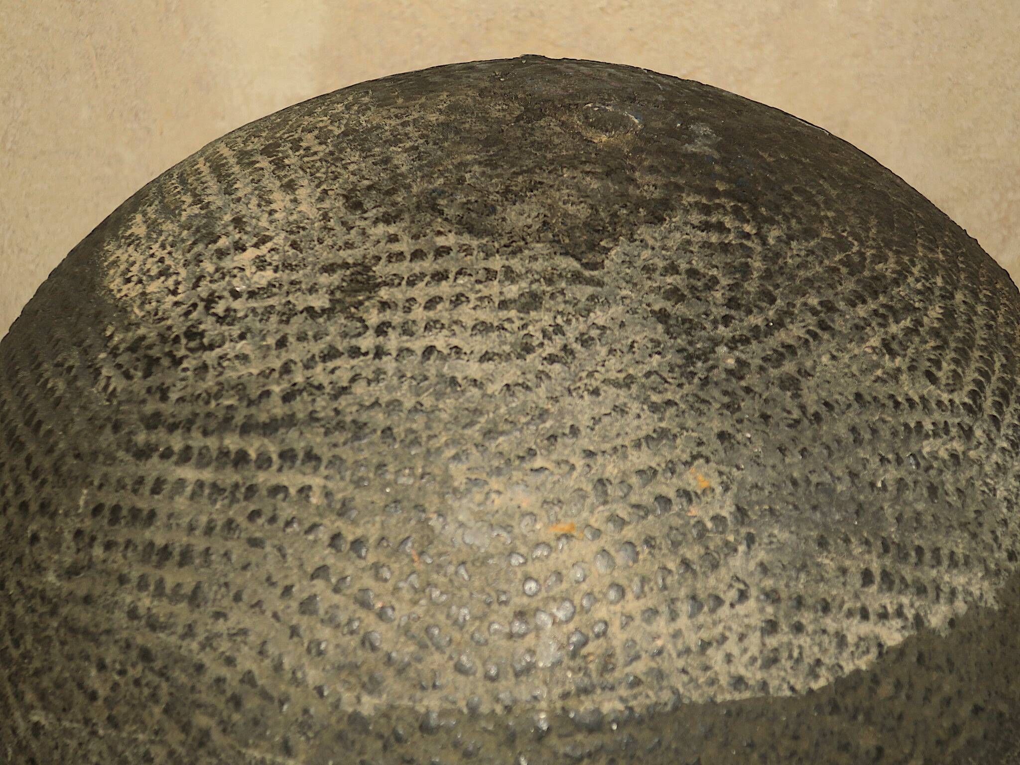 African earthenware storage pot, Senegal 19th century