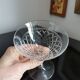12 coupes cristal gravé vintage