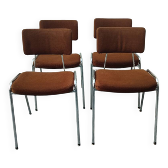 Set of 4 chairs from the 1960s