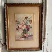 Watercolor on paper still life bouquet of flowers by Beutizzy 1907