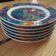 6 SO FRENCH designer plates, Galion decor