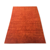 Tapis noué orange 200 x 300 cm