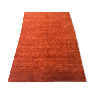 Carpet tied orange 200 x 300 cm
