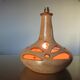 Ceramic lamp foot signed double lighting 50 60 years