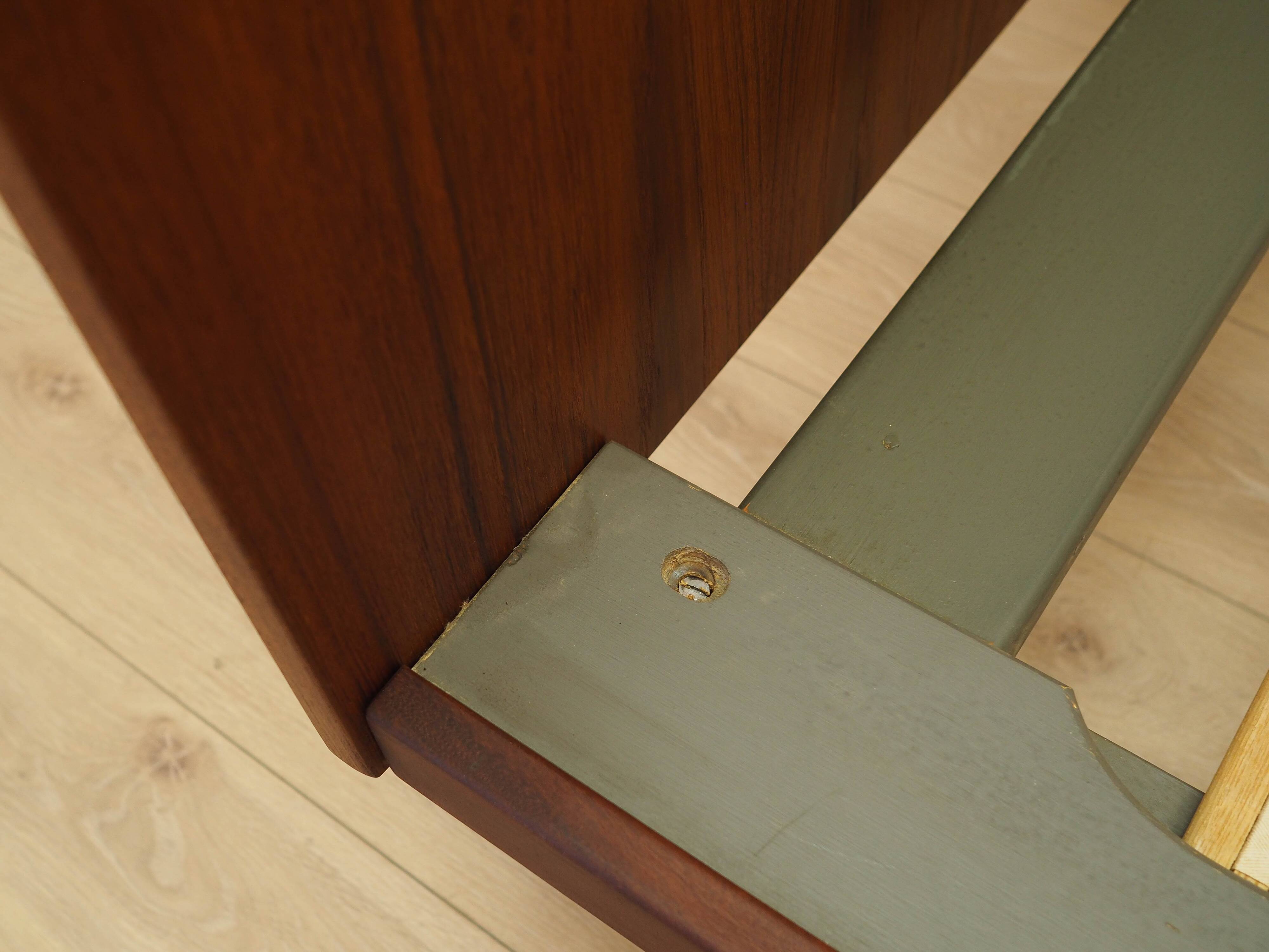 Teak bed, Danish design, 1960s, designer: Hans J. Wegner, manufacturer: Get