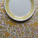 Yellow and white Fenal Badonviller dishes from the 1920s