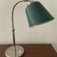 Lampe industrielle années 40-50 en laiton et aluminium