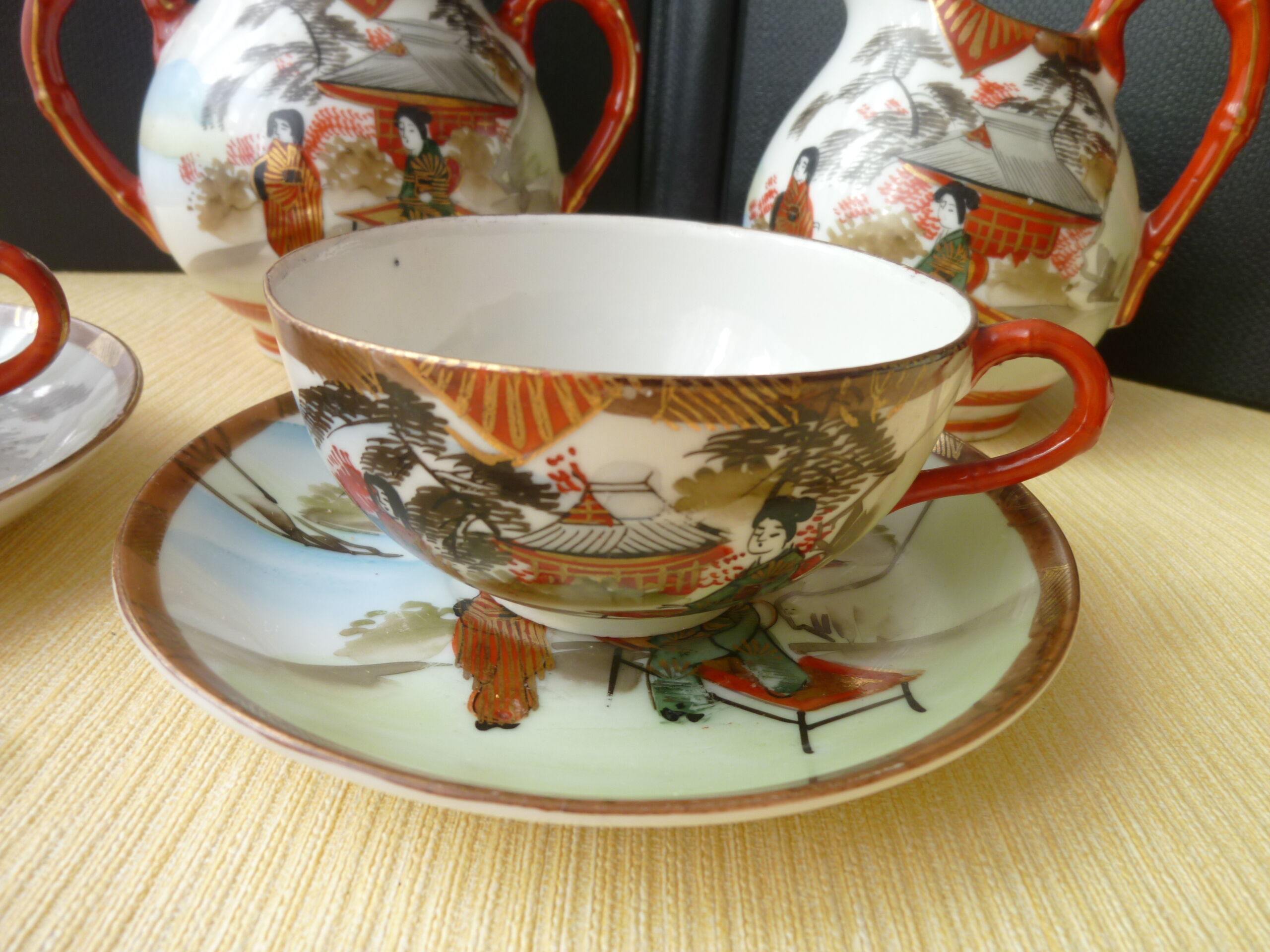 Kutani Porcelain Tea Service Party of Japan