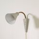 Pair of Scandinavian adjustable wall lamps, '50s