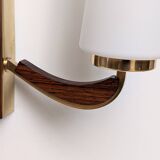 Brass wall light
