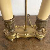 2-light brass hot water bottle lamp