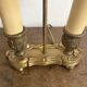2-light brass hot water bottle lamp