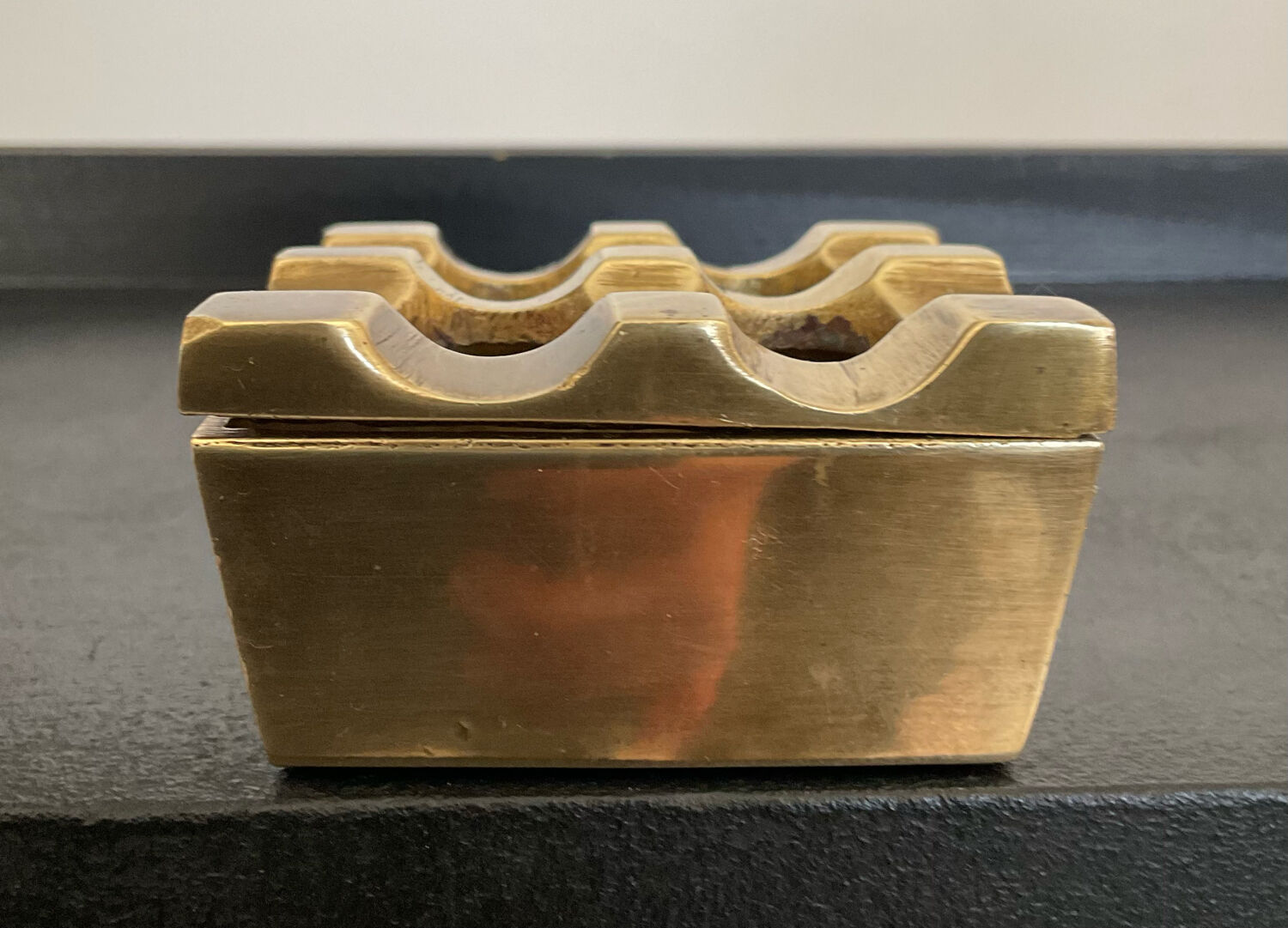 Ultima ashtray in bronze by Backström and Ljungberg from the 70s