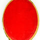 Antique oval mirror in gilded wood