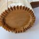 Ancien pichet  d'eau en bois forme tonneau vintage ½ litre