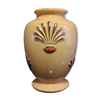 Vase faiencerie de Longwy
