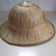 Colonial hat made of rattan and plant fibers - vintage