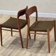 Niels Otto Møller chairs (Model 75) 10 chairs