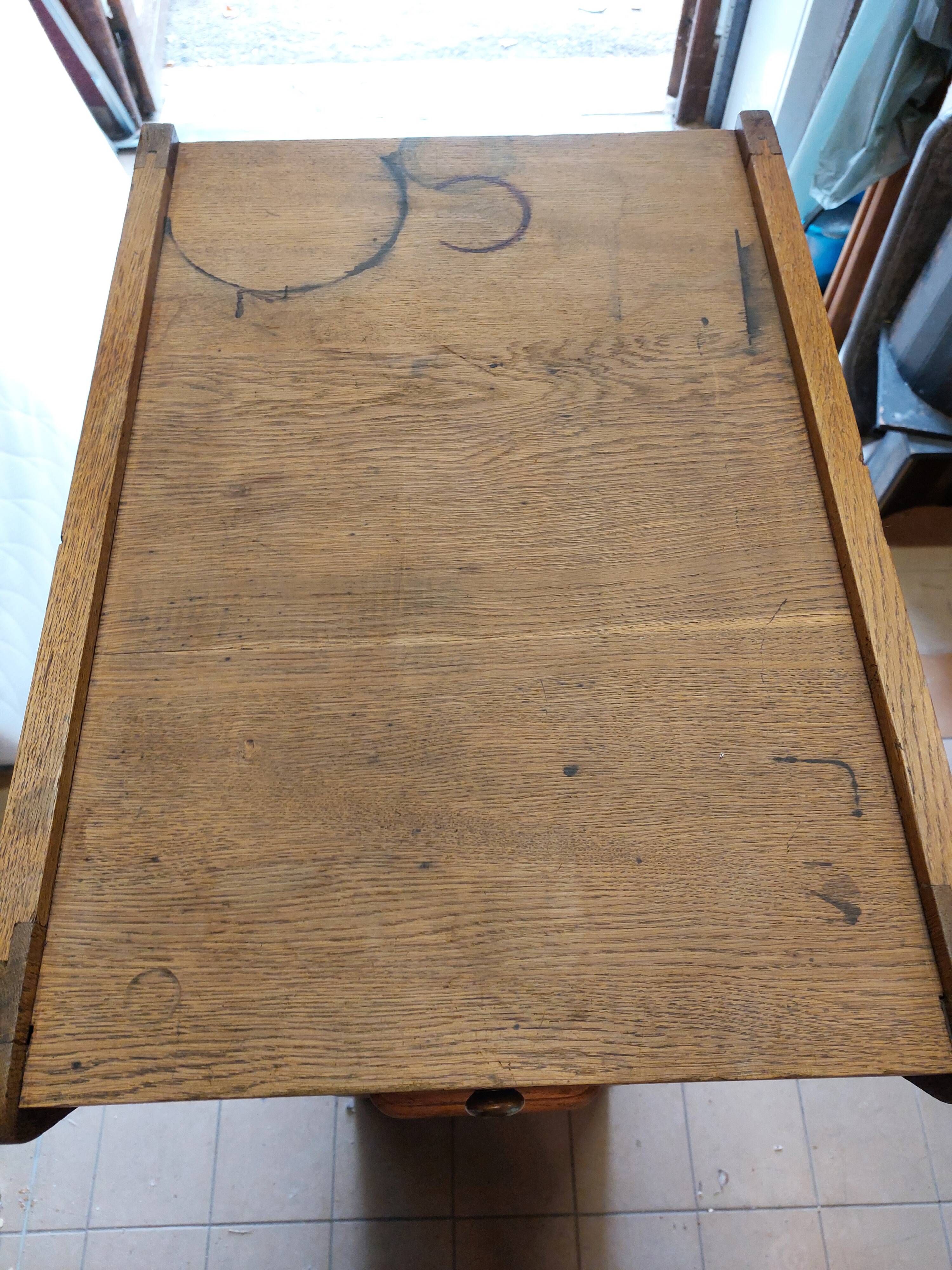 Antique trade furniture - oak filing cabinet - 1930s/40s
