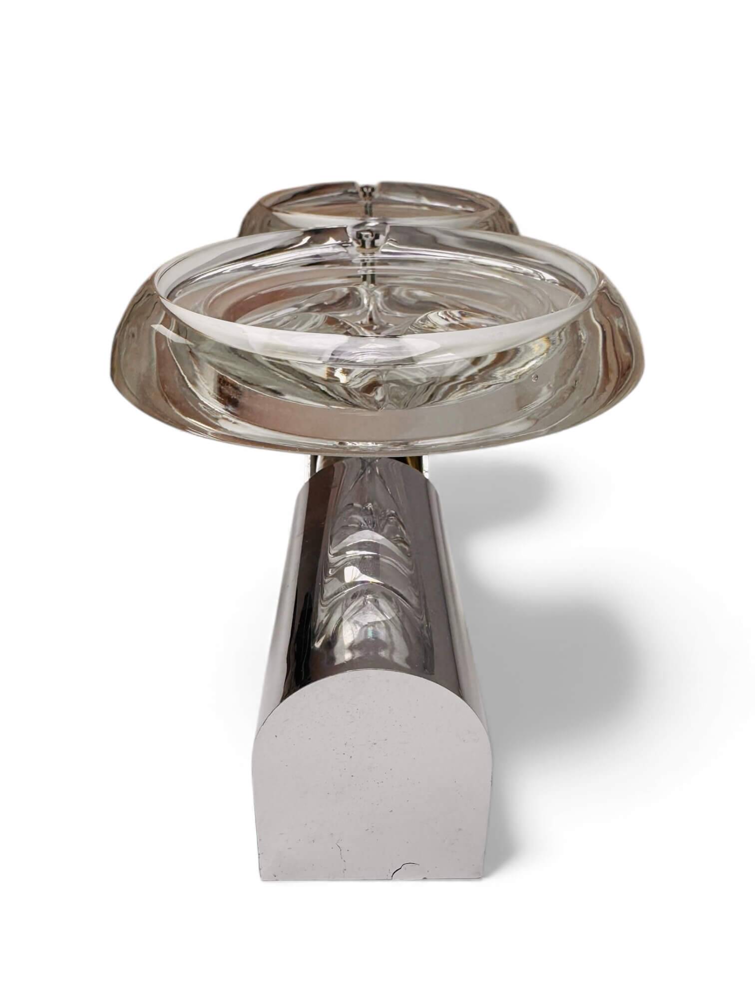 Pair of Space Age 70s double wall lights