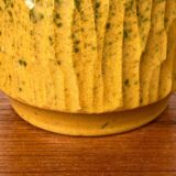 Danish studio pottery vase from the mid-20th century by Ernst Pottery, Faxe, 1960s.