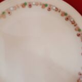 6 Assiettes plates Longwy. Modéle Betty.