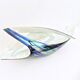 Vintage White and Iridescent Ceramic Bowl or Centerpiece N 6768 by Lusso