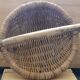 Panier vintage osier tressé