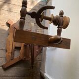 Wooden spinning wheel