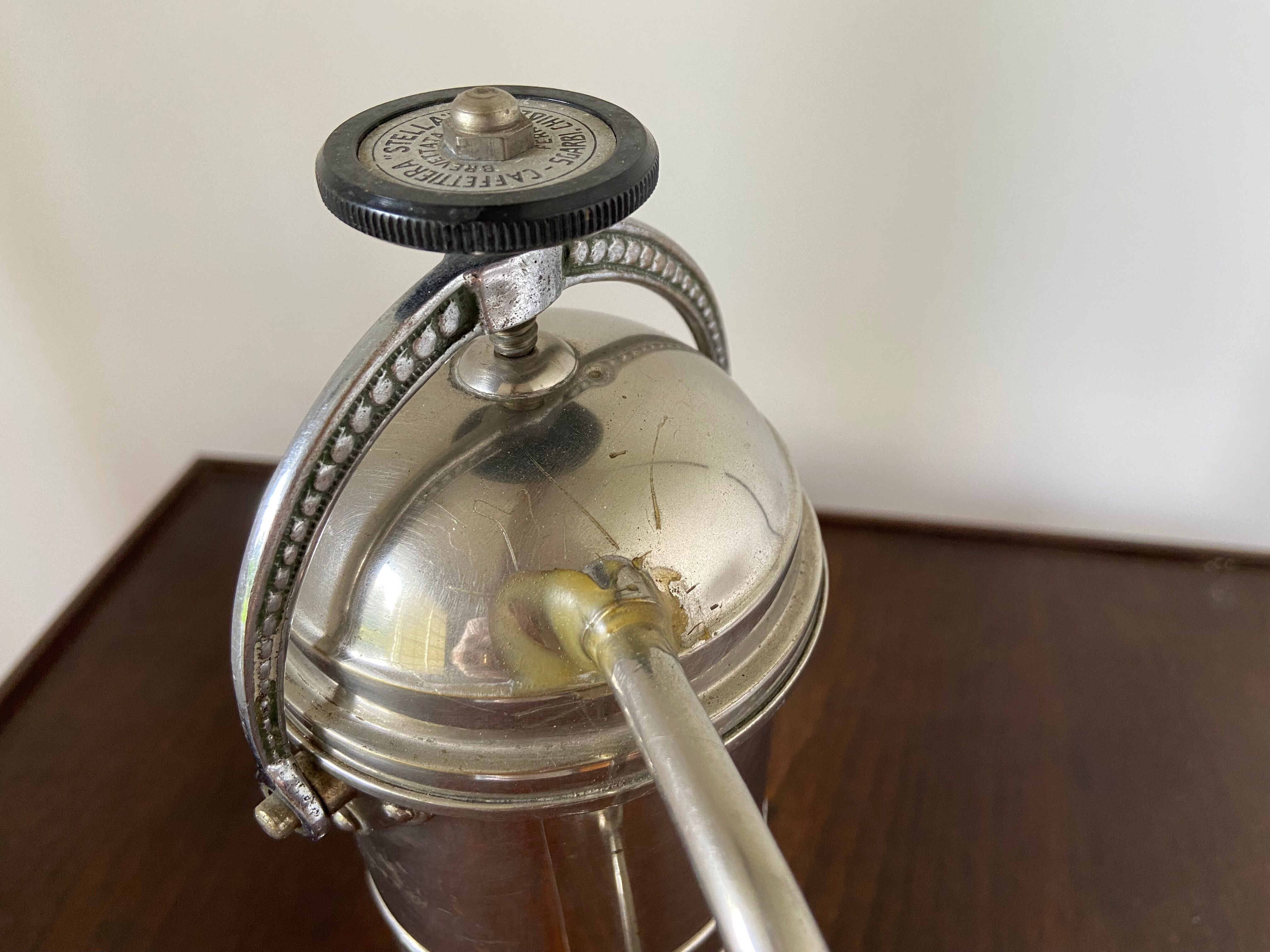 Antique pressure coffee maker 3 taps