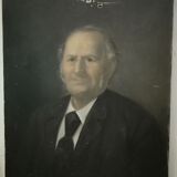 Oil portrait signed and dated 19th
