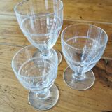 Service de 18 verres en cristal