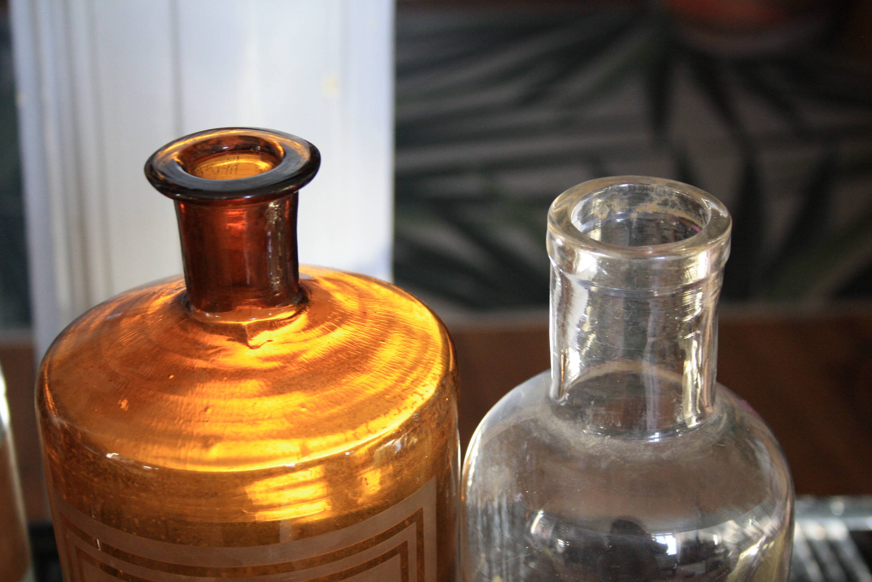 Lot of medicine bottles