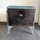 Antique enamelled cast iron stove "Faunus" – renovated