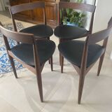 4 Frem Rojle tripod chairs by Hans Olsen