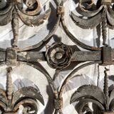 17th century wrought iron railing, balcony barrier railing