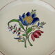 Flat on peedouche in earthenware of Gien model Savoie diam 24.5 cm