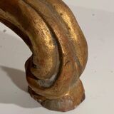 gilded wood console