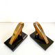 Art Deco bookends - Gold Starry, 20th century